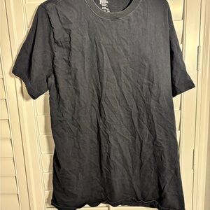 Jockey Black Men's Short Sleeve Tee XL Tall